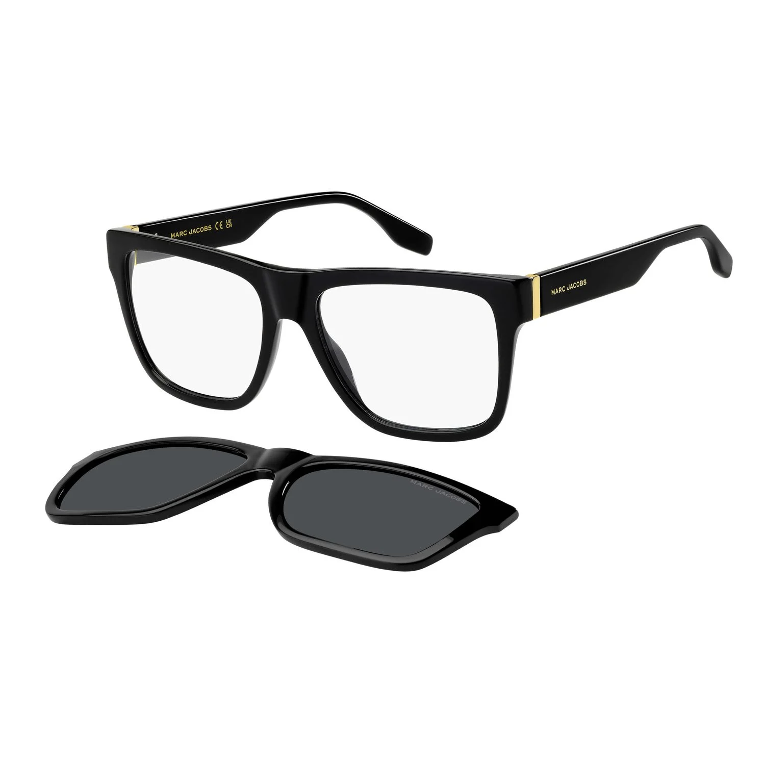 Marc Jacobs Brillenfassung mit Sonnenbrillen-Klipp MARC 848/C 2M217 56