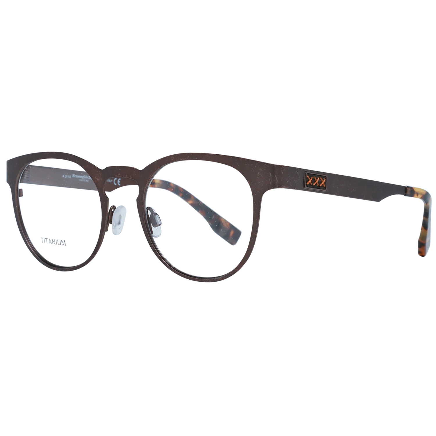 [20225647] Ermenegildo Zegna Optical Frame ZC5003 48 038 Titanium