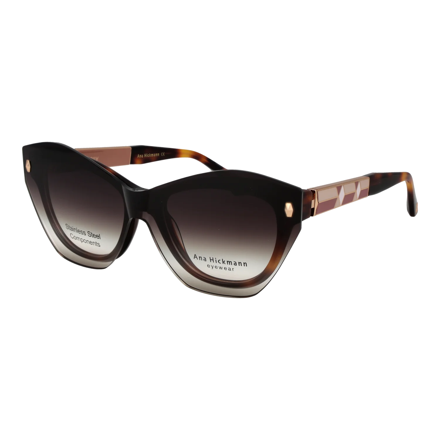 [26000592] Ana Hickmann Clip Per Occhiali AH6581G G21G 52