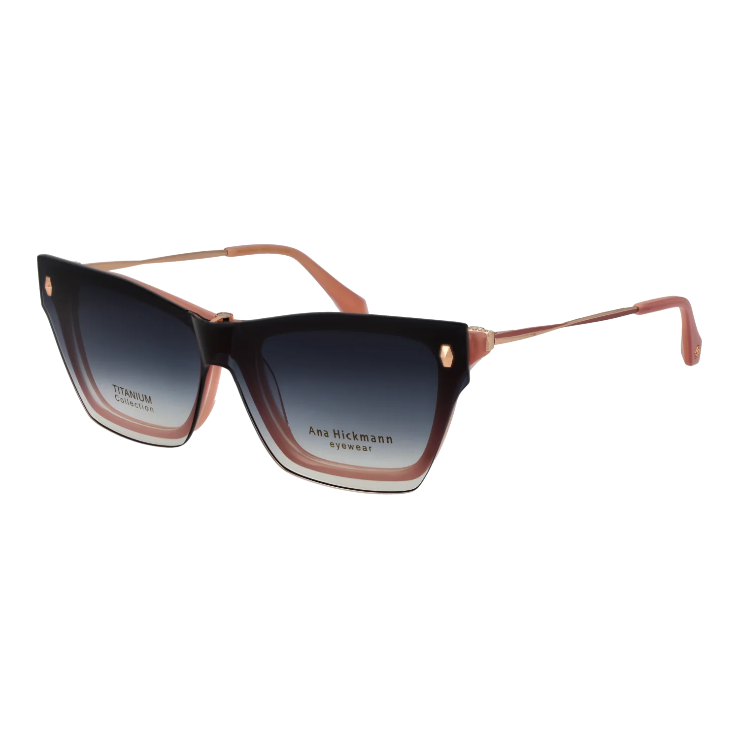 [26000575] Ana Hickmann Clip Per Occhiali AH6565GT H01G 54