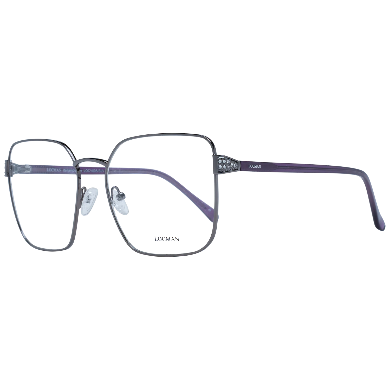 Locman Optical Frame LOCV005 SLV 57